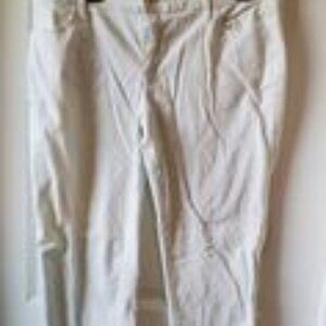 White cotton Liz Clairborne pants. Size 14.